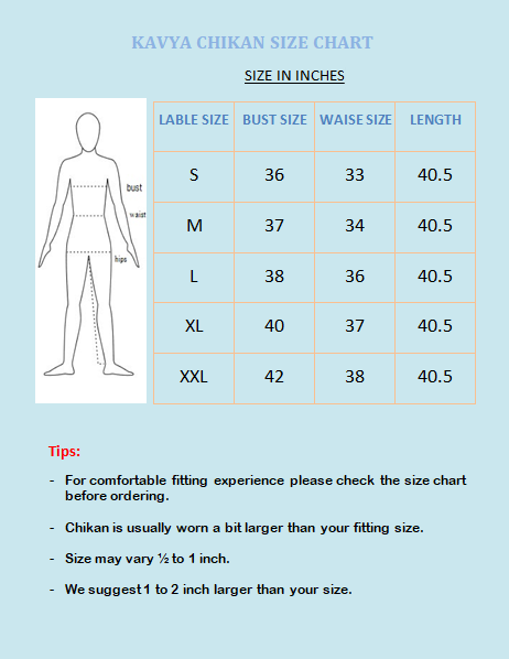 Kavya Chikan Kota Doria Style Chikankari Kurti